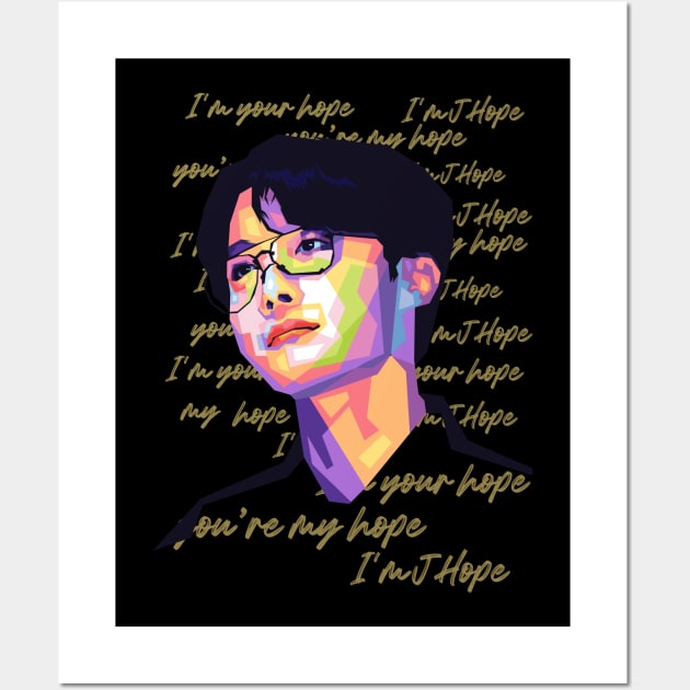 j hope BTS Wall Art by Danwpap2